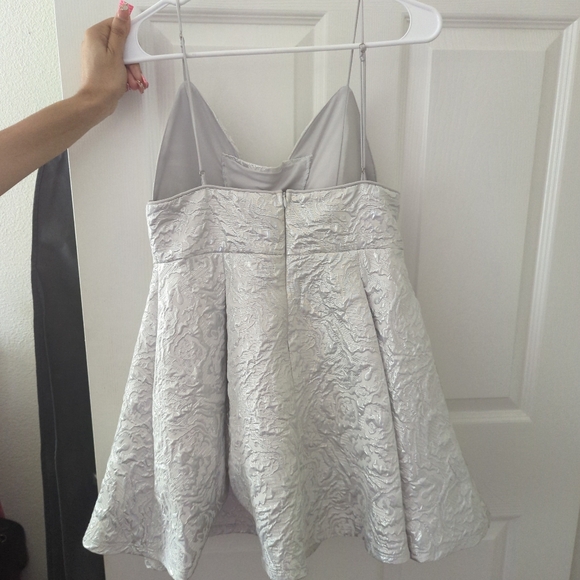 Lucy in the Sky Dresses & Skirts - Lucy in the Sky - light silver cocktail or homecoming dress, size 6